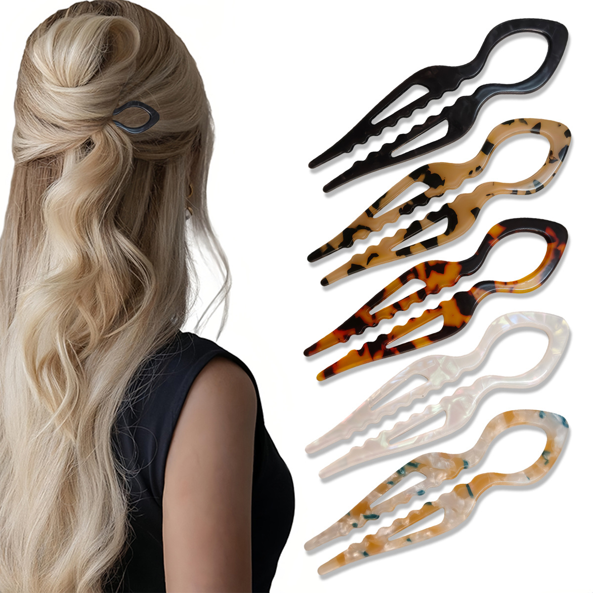 U-Shaped Hair Sticks Tortoises – обзор и цена Tech Accessories For Women