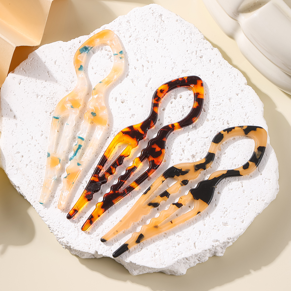 U-Shaped Hair Sticks Tortoises – обзор и цена Tech Accessories For Women