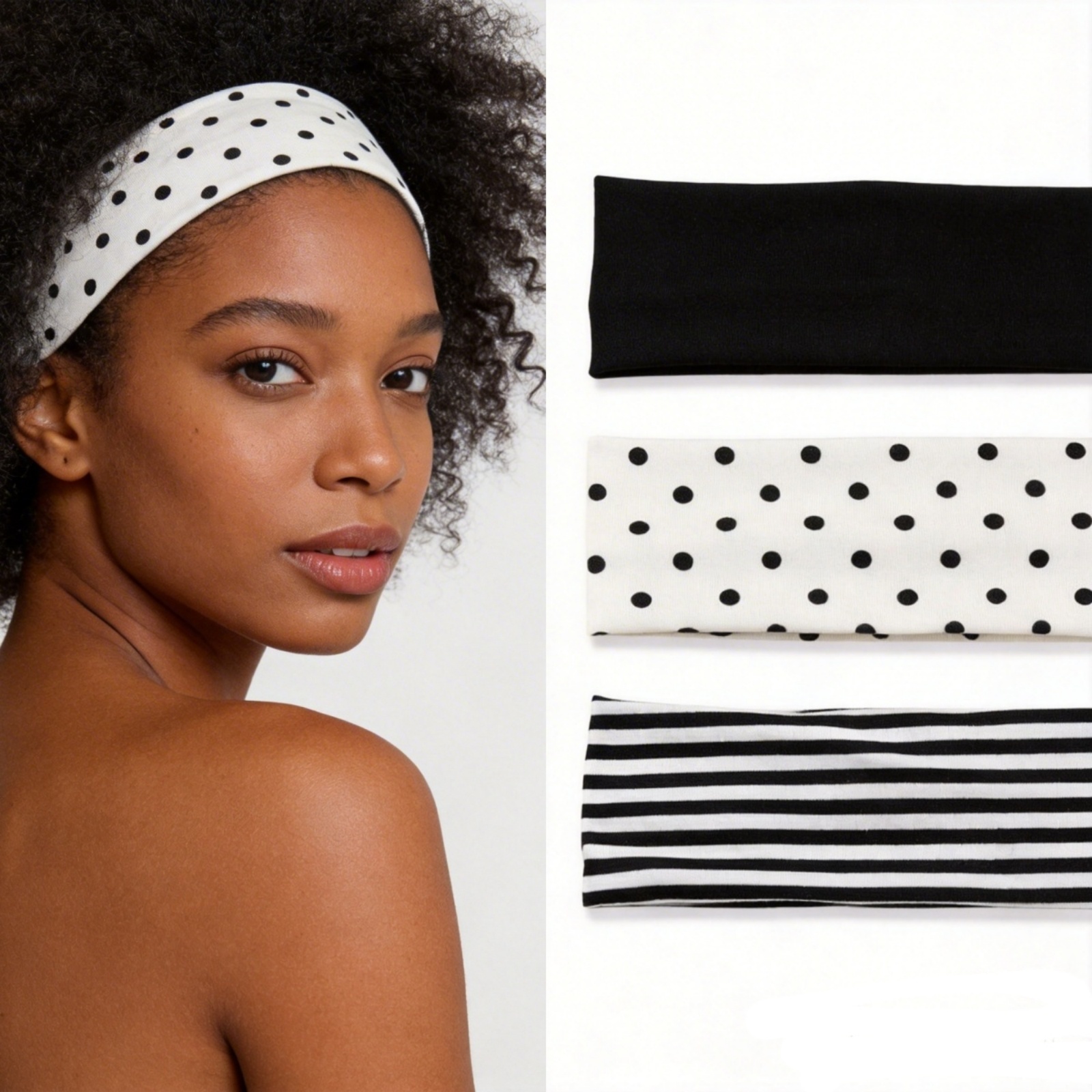3Pcs Black & White Polka Dot S – обзор и цена Tech Accessories