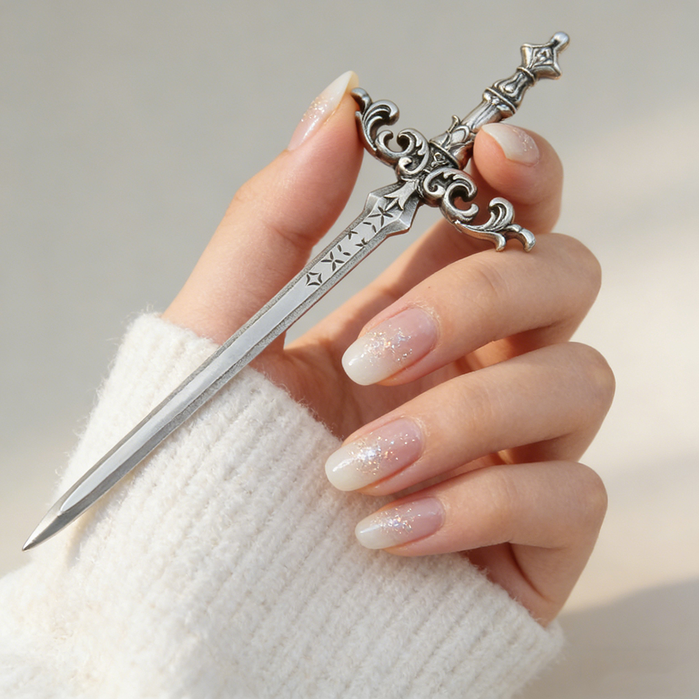 1pc Silver-Tone Sword Hair Sti – обзор и цена Tech Accessories For Women