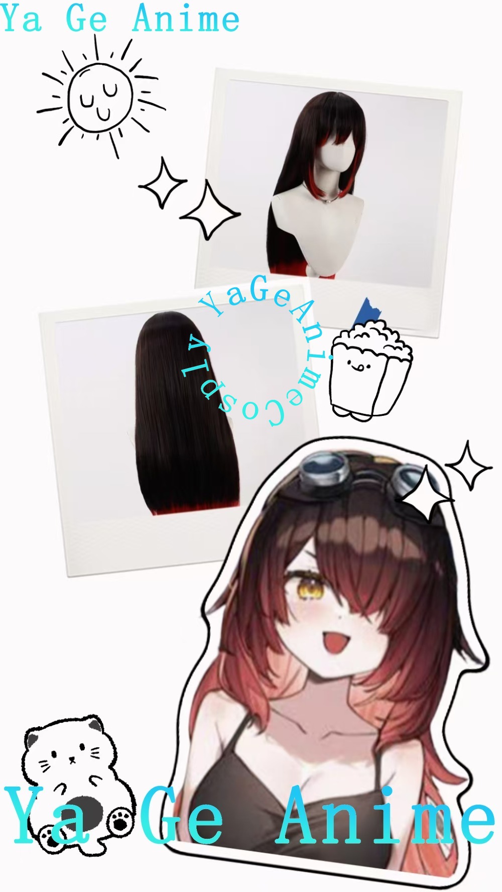 Cosplay Wig Long Loose Hair Gr – обзор и цена Tech Accessories