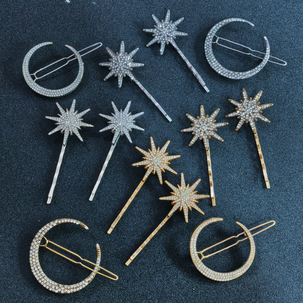 3/4 pcs set Crystal Star Hairp – обзор и цена Tech Accessories For Women