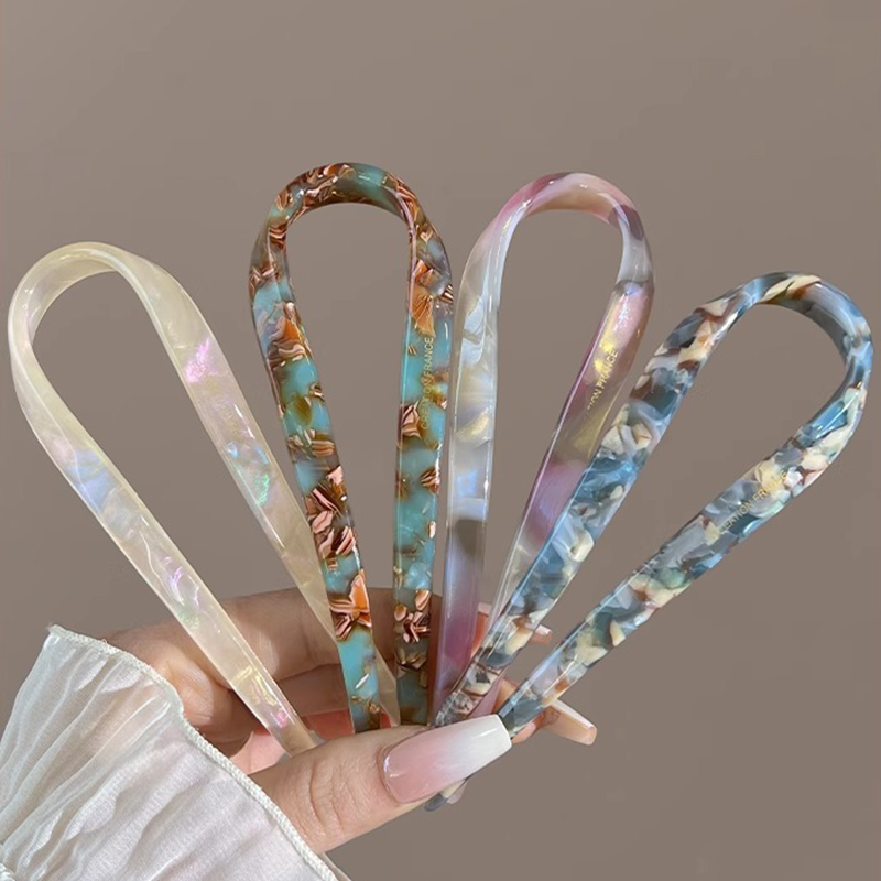 U-Shaped Hair Sticks Acetate A – обзор и цена Tech Accessories For Women