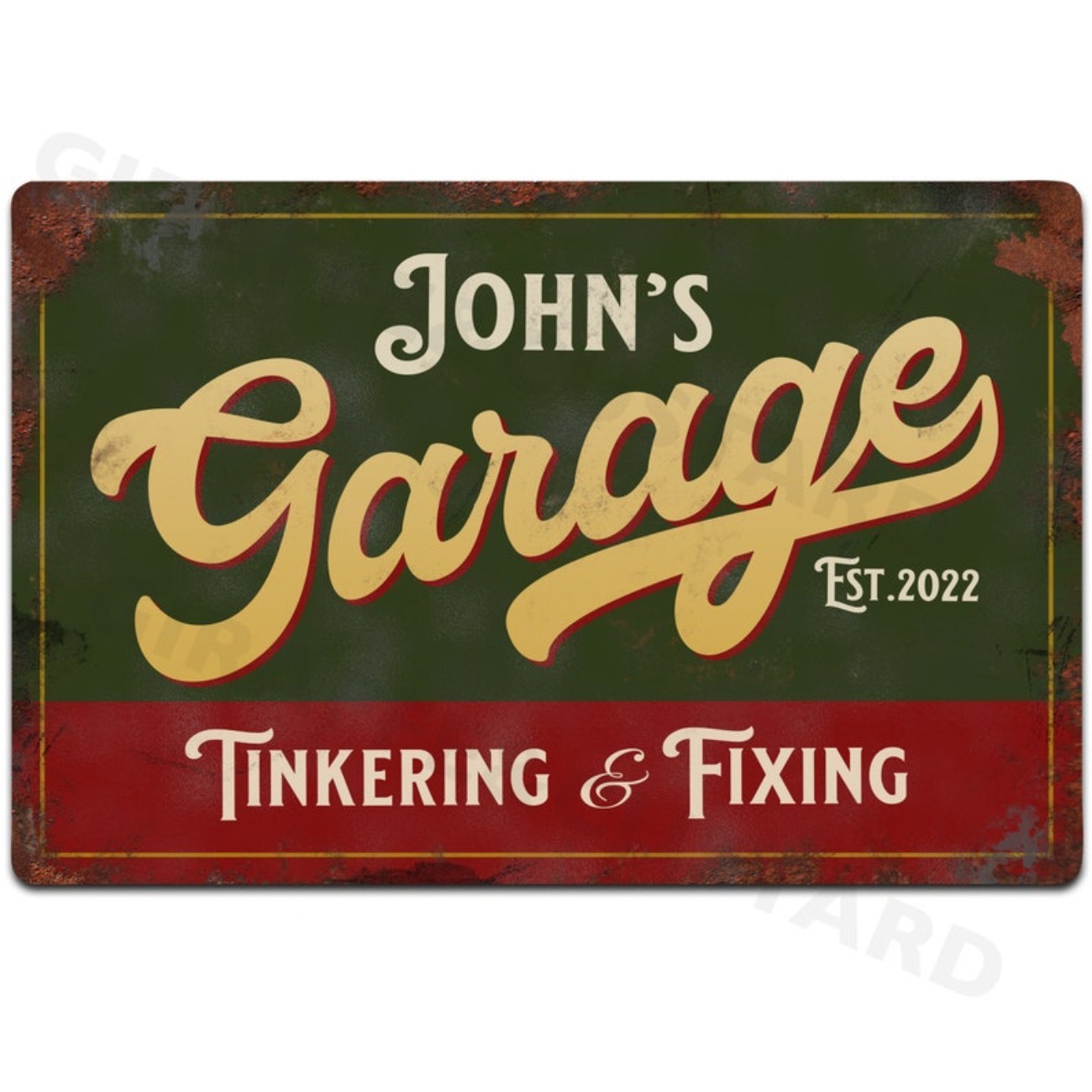 Custom Personalised Garage Met – обзор и цена Tech Accessories