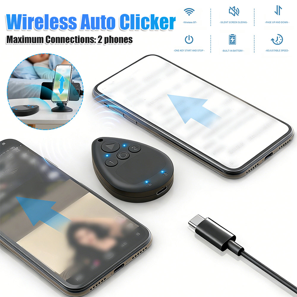 Wireless Auto Clicker with Bat – обзор и цена Power Bank Wireless