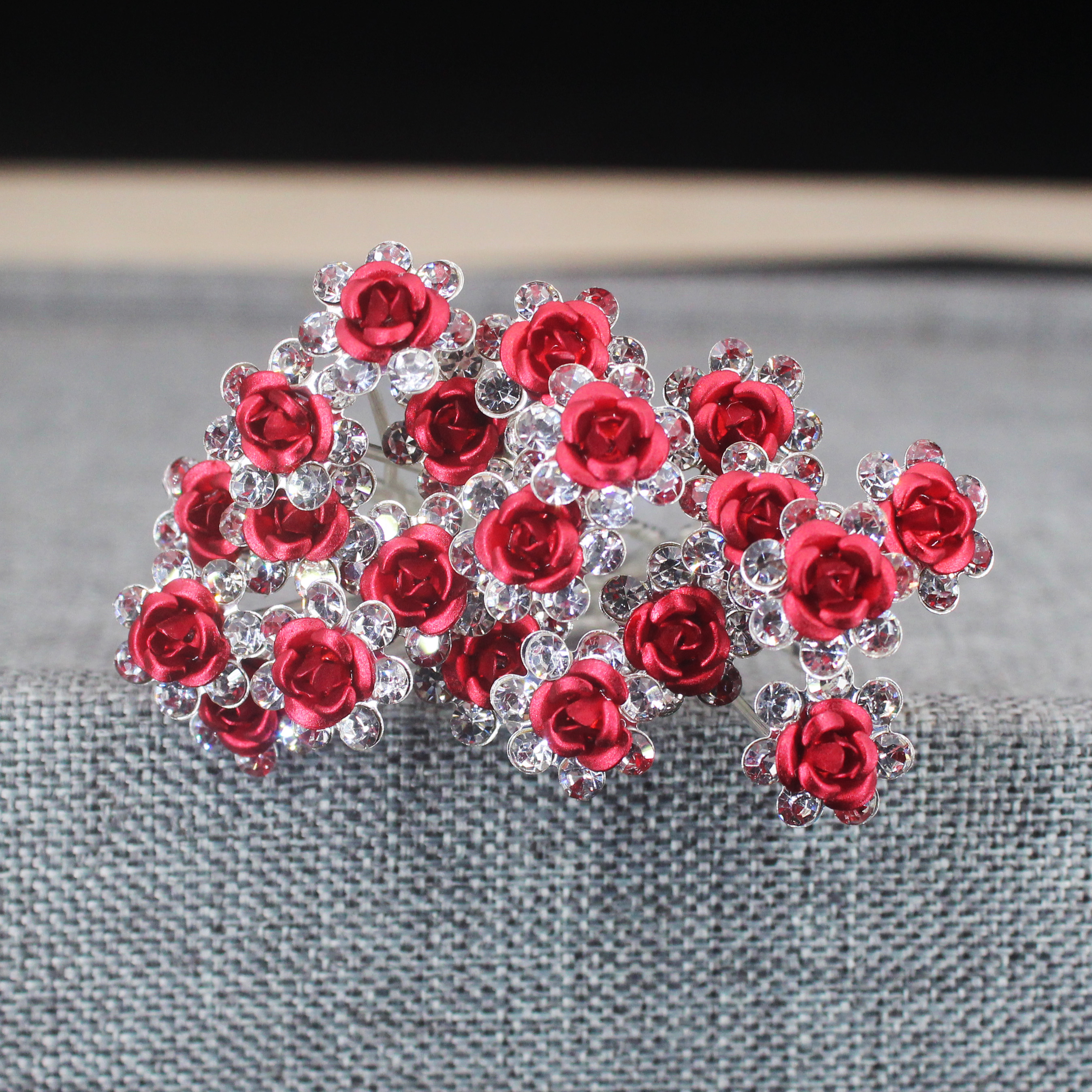 20PCS Rose Flower Rhinestone H – обзор и цена Tech Accessories For Women