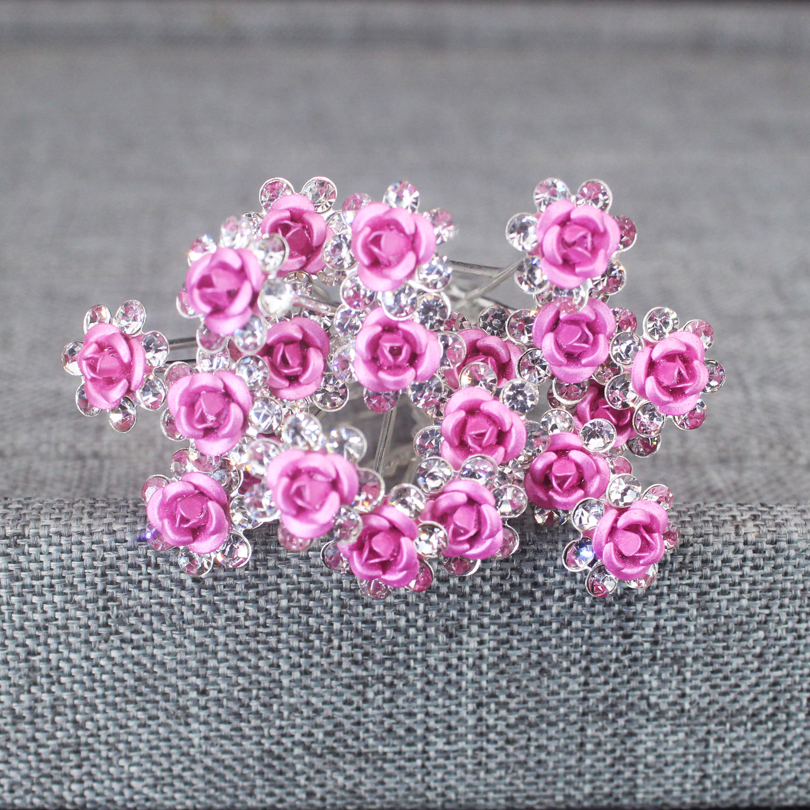 20PCS Rose Flower Rhinestone H – обзор и цена Tech Accessories For Women