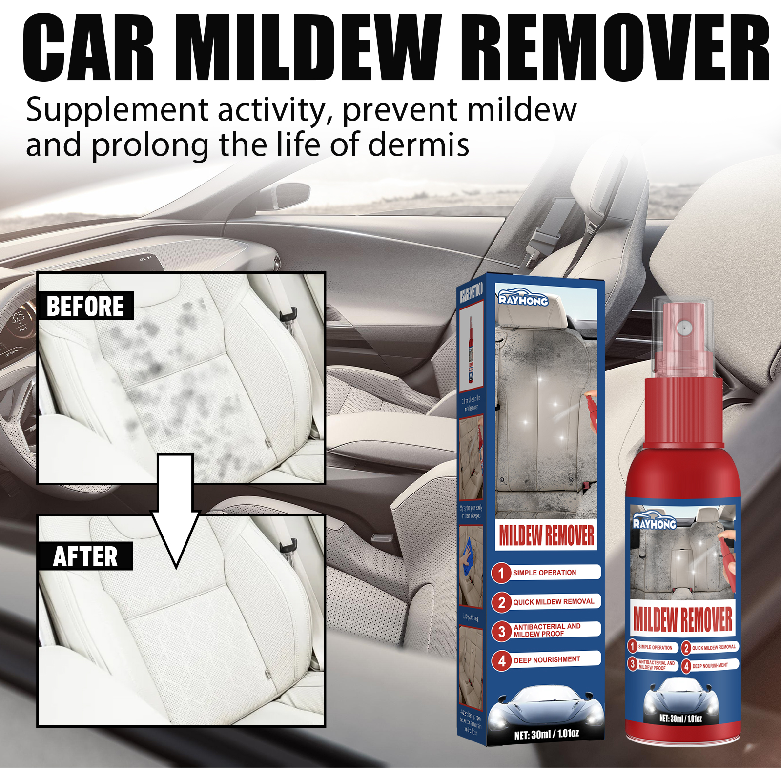 Car Mildew Remover Spray Multi – обзор и цена Screen Cleaner Spray