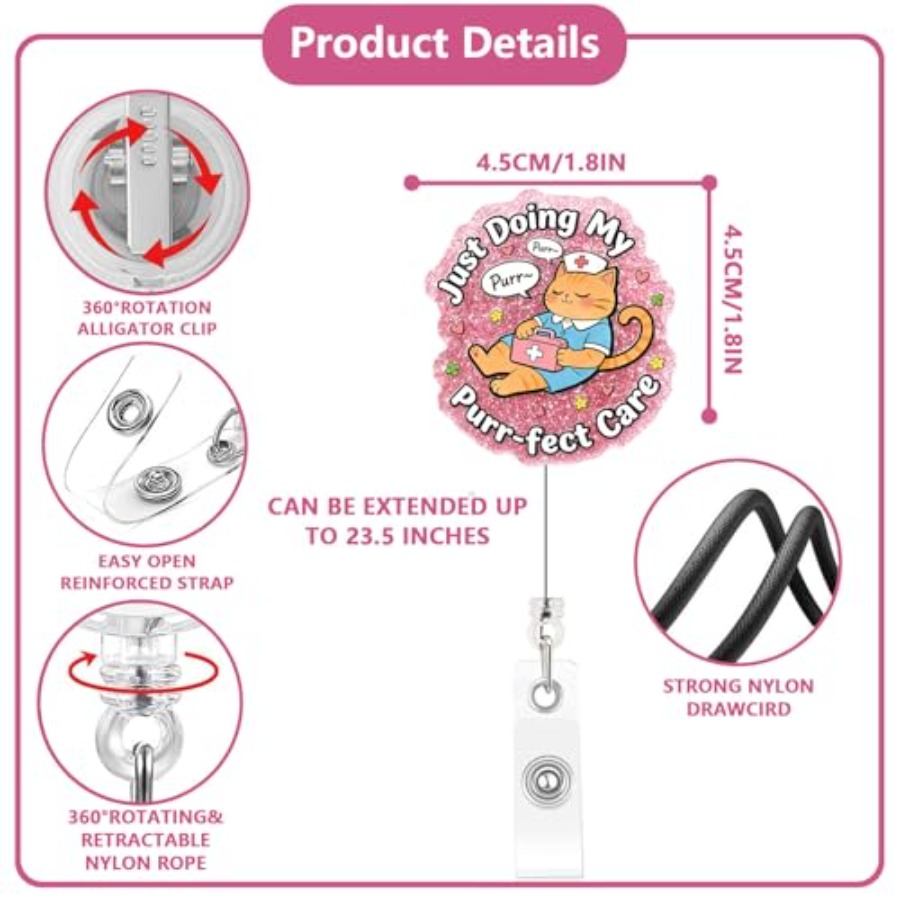 Nurse Badge Reel Retractable,  – обзор и цена Tech Accessories For Students